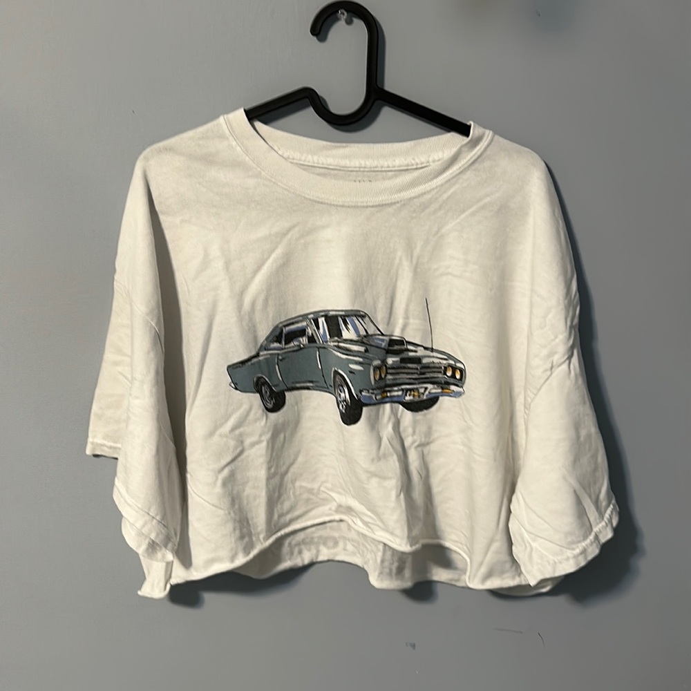 Brandy Melville Oversized Cropped Tee